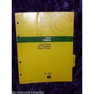 John Deere 1600 Series Chisel Plow PC909 OEM Parts Manual John Deere Books