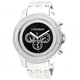 Mens Diamond Watch by LUXURMAN 0.25ct at  Men's Watch store.