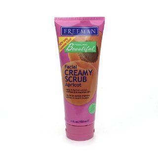 Freeman Facial Creamy Scrub, Apricot 6 fl oz (150 ml) Health & Personal Care