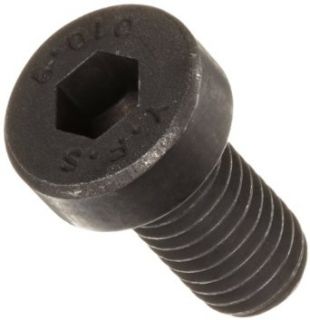 Stainless Steel Socket Cap Screw, Black Oxide Finish, Internal Hex Drive, Meets DIN 912, 25mm Length, Fully Threaded, M12 1.75 Metric Coarse Threads (Pack of 50)