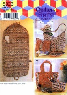 Simplicity 5326 Sewing Pattern Quilter's Only Purse Tote Garment Bags