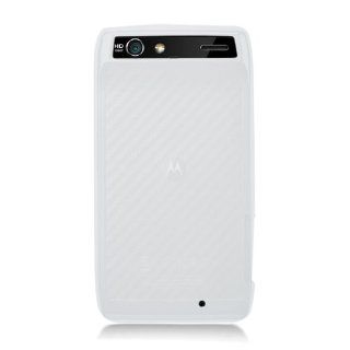 For Vrrizon Motorola Driod Razr XT912 Accessory   Clear Silicon Skin Case Proctor Cover + Free Lf Stylus Pen Cell Phones & Accessories