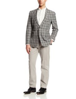 Tommy Hilfiger Men's Ethan 2 Button Side Vent Plaid Sport Coat at  Mens Clothing store