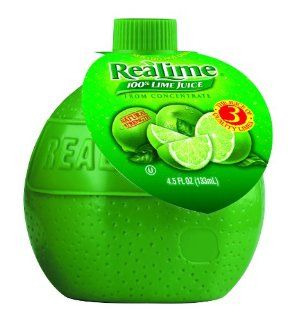 Realime Lime Juice, 4.5 Ounce Squeeze Bottles (Pack of 25)  Grocery & Gourmet Food
