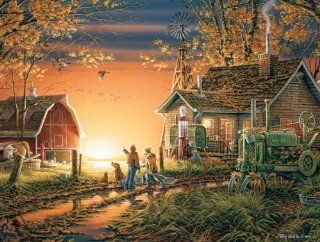 White Mountain Puzzles Morning Surprise   1000 Piece Jigsaw Puzzle Toys & Games