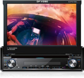 DP Audio Video DZP913BH 7 Inch In Dash Touch Screen DVD Receiver with Bluetooth (Black)  Vehicle Dvd Players 