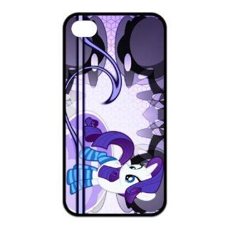 Personalized My Little Pony Rarity Hard Case for Apple iphone 4/4s case BB937 Cell Phones & Accessories
