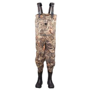 Hodgman Quivera Insulated Chest Wader (RealTree Max 4 Camo, 10)  Chest Wader Boots  Sports & Outdoors