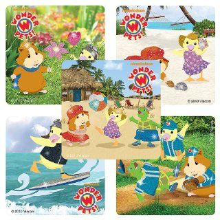 Glitter Wonder Pets Stickers   50 Per Pack Toys & Games