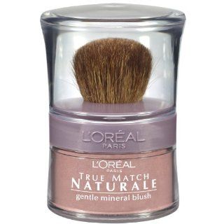 L'Oreal Paris True Match Naturale Gentle Mineral Blush, Pinched Pink, 0.15 Ounces  Face Blushes  Beauty