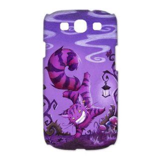 Custom Cheshire Cat 3D Cover Case for Samsung Galaxy S3 III i9300 LSM 944 Cell Phones & Accessories