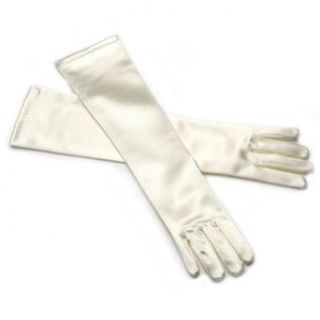 USABride Flower Girl Satin Elbow Gloves 922 Clothing