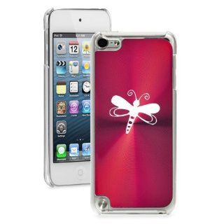 Apple iPod Touch 5th Generation Rose Red 5B945 hard back case cover Cute Dragonfly Cell Phones & Accessories