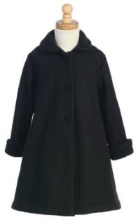 Girl's Black Fleece Jacket   Size 2 Dress Coats Clothing