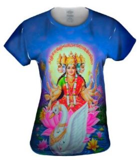 Yizzam  India   "Goddess Gayatri Maa"  Tagless  Womens Shirt Novelty T Shirts Clothing