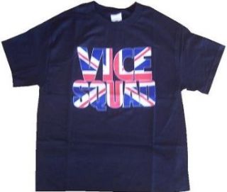 VICE SQUAD   Union Jack Logo   Black T shirt   size XL Clothing
