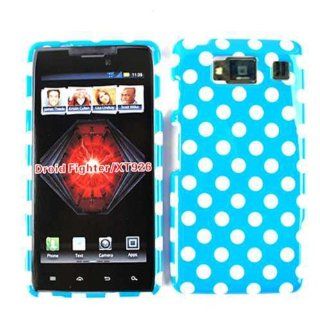COVER FOR MOTOROLA DROID RAZR HD CASE FACEPLATE HARD PLASTIC POLKA DOTS TP1633 XT926 CELL PHONE ACCESSORY Cell Phones & Accessories