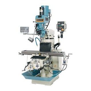 Baileigh VM 949 3 Vertical Milling Machine, 3 Phase 220V, 3hp Motor, 0 4200 rpm Spindle Speed Power Milling Machines