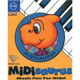 MUSICWARE Midisaurus Volumes 1 to 4 (PC/Mac) Software