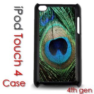 IPod Touch 4 4th gen Touch Plastic Case   Peacock Feather   Players & Accessories