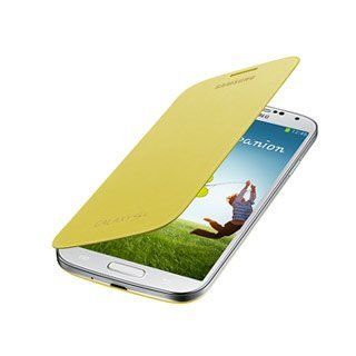 Samsung EFFI950BYEGCA Flip Cover GS4 Yellow Cell Phones & Accessories