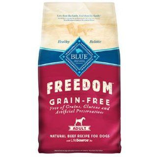 Blue Freedom Grain Free Beef Dry Dog Food 24lb  Dry Pet Food 