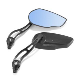 Universal Motorcycle Side Rear View Flame Mirror for HONDA F3 F4I CBR 125R 600 900 929 954 1000RR F3 F4 F4I RC51 RVT 1000 BL CB 400 600F 1000R 1300 Shadow Magna Rebel Valkyrie APE50 Silver Wing Reflex Forza Automotive