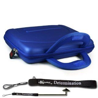 Sony DVP FX930 9" Portable DVD Player Eva Blue Cube Carrying Case Bag Pouch Cube includes an Ebigvalue TM Determination 4 Inch Hand Strap Electronics