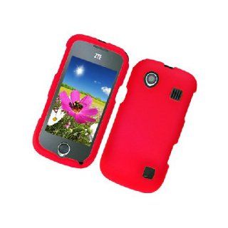 ZTE Chorus D930 Cricket Red Hard Cover Case Cell Phones & Accessories