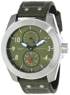 ANDROID Men's AD613BGR Skyguardian Analog Automatic Self Wind Green Watch Watches