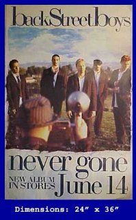 BACKSTREET BOYS Never Gone 24"x36" Poster  Prints  