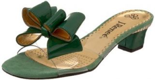 J.Renee Women's Allie Slide Sandal, Green, 5 M US Shoes