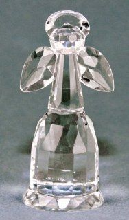 Crystal Angel Figurine 24% Full Lead Crystal   Collectible Figurines