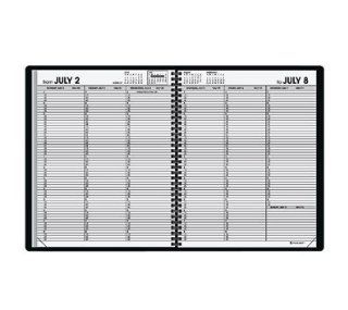 AT A GLANCE Recycled Weekly Appointment Book, 6 7/8 Inch x 8 3/4 Inch, Black, 2012/2013 (70 958 05)  Appointment Books And Planners 