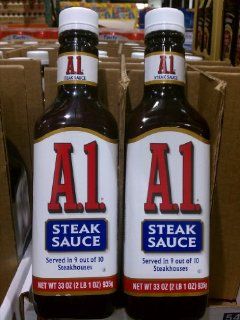 A1 Steak Sauce, 33 oz (935 g), Kraft Foods Pack of 2 Health & Personal Care