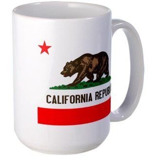 California Republic Large Mug Large Mug by  Kitchen & Dining