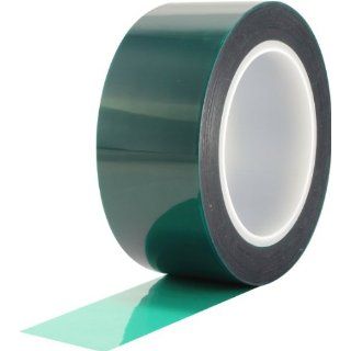 ProTapes Pro 960 Polyester Film Tape, 72 yds Length x 1" Width, Green (Pack of 1)
