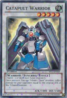 Yu Gi Oh   Catapult Warrior (SP13 EN049)   Star Pack 2013   Unlimited Edition   Starfoil Rare Toys & Games