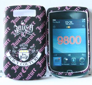 Blackberry jc 9800 torch silicone case black and purple Cell Phones & Accessories