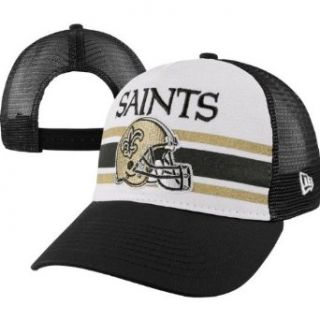 NFL New Orleans Saints Spiral Stripe 940 Cap, Black, One Size Fits All  Sports Fan Baseball Caps  Clothing