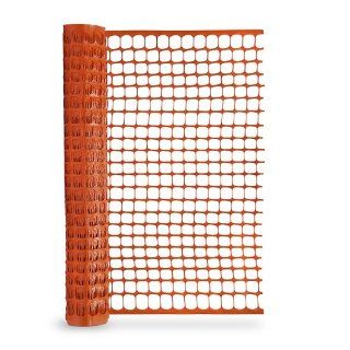 Snow Fence, Orange Color, 4' x 100' Multi Purpose Warning Safety Fence, 90 lbs Tensile Strength Industrial Warning Signs