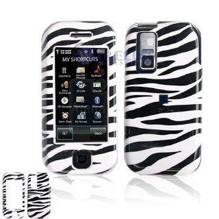 Zebra Design Snap On Cover Hard Case Cell Phone Protector for Samsung SCH U940 SCHU940 Glyde PDA Cell Phones & Accessories