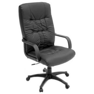 Regency Posh High Back Leather with Nylon Base Swivel Office Chair 1044
