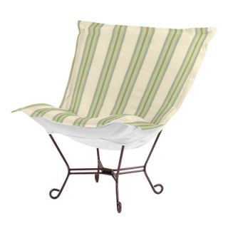 Howard Elliott Puff Scroll Baja Lounge Chair RD4272 Fabric Willow, Finish M