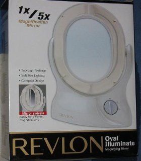 Revlon Rv965 Oval Illuminate Magnifying Mirror   Vanity Mirrors