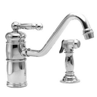 Newport Brass NB941 52 Matte White Nadya Single Handle Kitchen Faucet with Side Spray   Touch On Kitchen Sink Faucets  