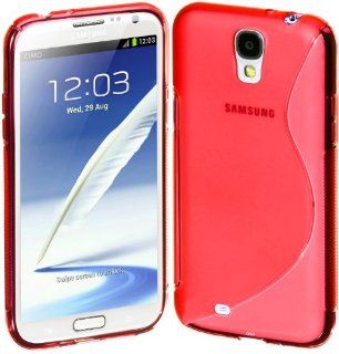 Cimo Samsung Galaxy S4 Case [ULTRA SLIM] S Case Premium Flexible TPU Cover for Samsung Galaxy S IV S4 GS4 4   Red Cell Phones & Accessories