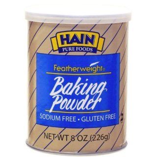 Hain Baking Powder, Gluten Free, Sodium Free, 8 oz  Grocery & Gourmet Food