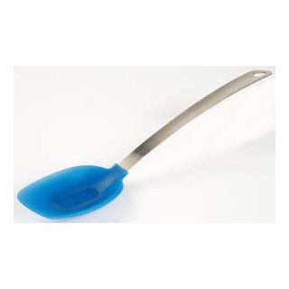 World Famous Silicone Tipped Steel Serving Spoon Sports & Outdoors