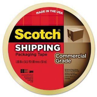 Scotch 3750 Commercial Grade Packaging Tape, 1.88" x 54.6 yards, 3" Core, Clear